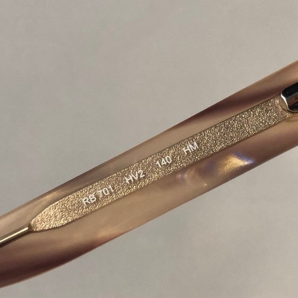 Roberto Cabras RB 701 HV2 HM Eyeglass Frame Black Brown Tan Flex Clear 52-14-140 - Picture 12 of 12